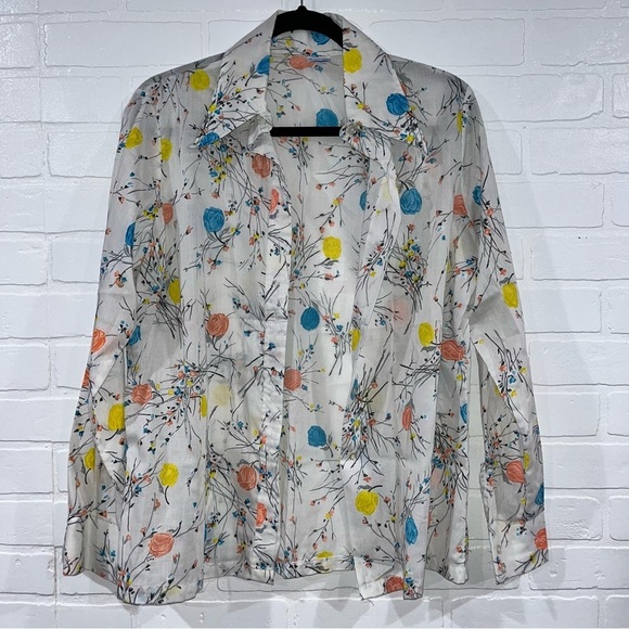 Queen’s Way To Fashion Vintage Button Up Blouse - Picture 5 of 16